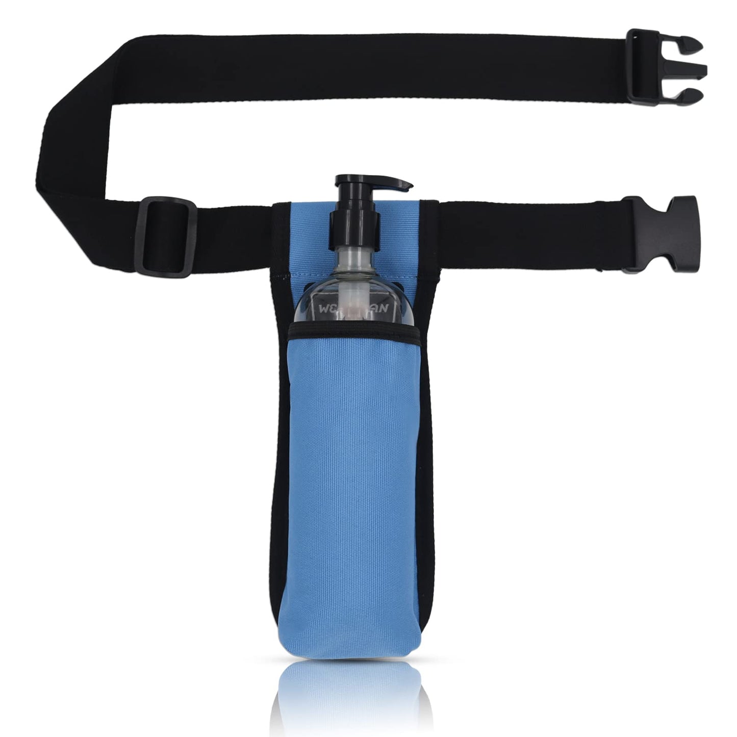 WEARWAN Massage Oil Holster 1B-SkyBlue – Adjustable & Durable Massage Bag (Bottle Not Included)