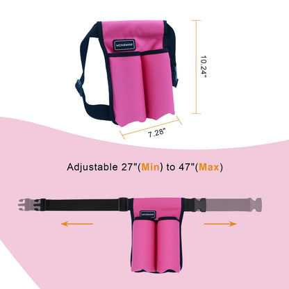wearwan Massage Oil Holster - Adjustable, Durable Bag Only (Bottle Not Included) 2B-Fuchsia
