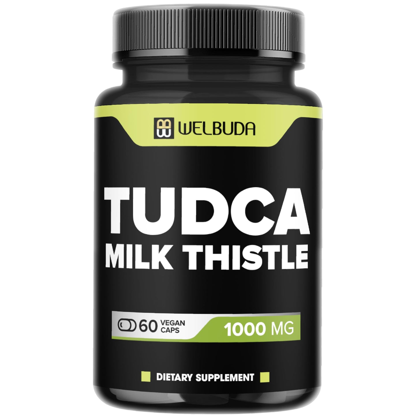 WELBUDA Tudca 1000mg + Milk Thistle - 60 Vegan Capsules