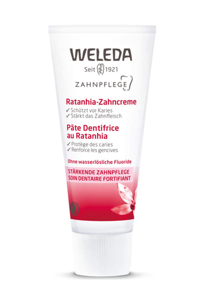 Weleda Ratanhia Toothpaste – 2.5 oz Pack of 2 | Gentle Gum Care