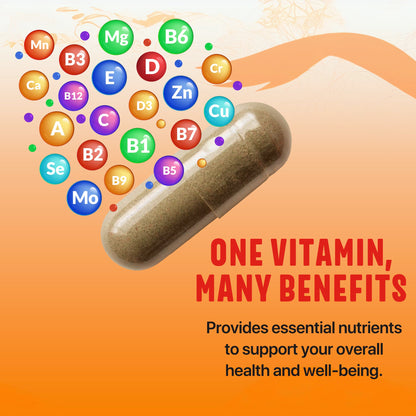 Wellgardens 100% Pure Women's Multivitamin – Hair Growth, Biotin & Zinc | Made in USA | 60 Caps