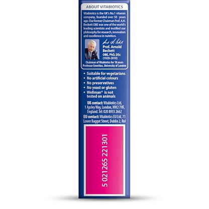 Vitabiotics Wellman 30 Tablets - Advanced Men's Vitamin & Mineral Supplement