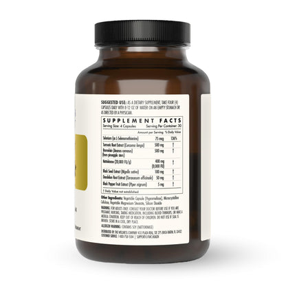 The Wellness Company Ultimate Spike Detox – 3-in-1 Nattokinase, Turmeric & Bromelain | 120ct