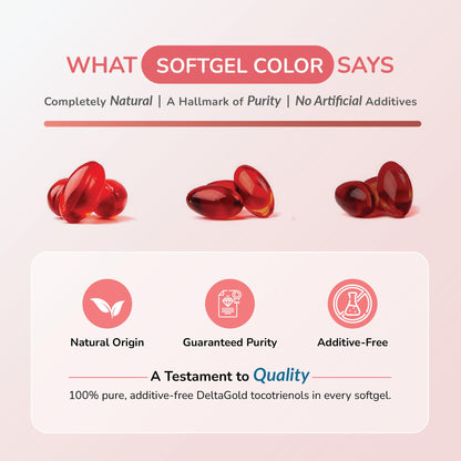 Wellness Extract Annatto Tocotrienols Vitamin E Supplement – Tocopherol-Free, Non-GMO, Gluten-Free, 300 mg, 60 Softgels