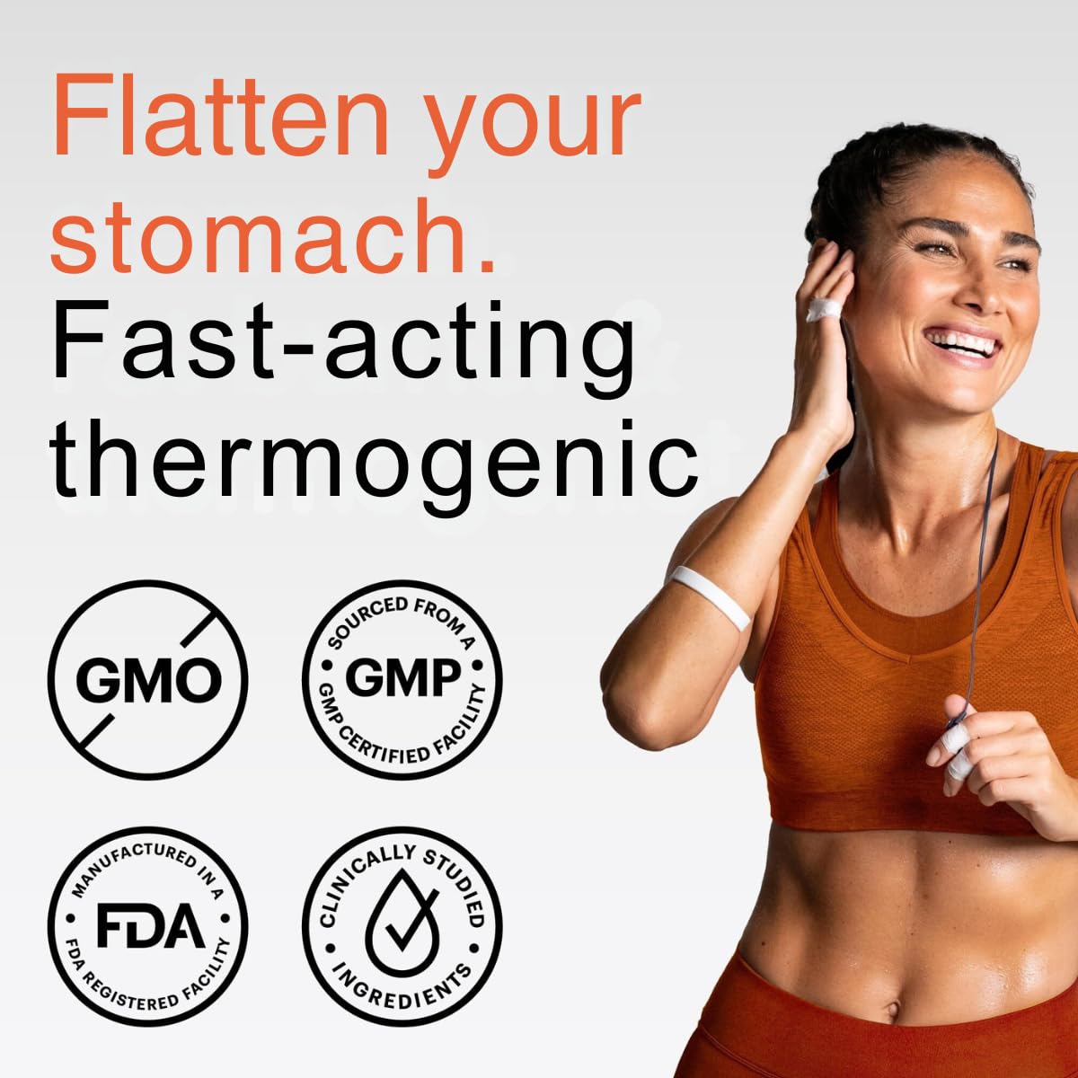 Wellthy Daily Thermogenic – Capsimax, Green Tea & L-Carnitine | Belly Thermogenic for Women | 60ct