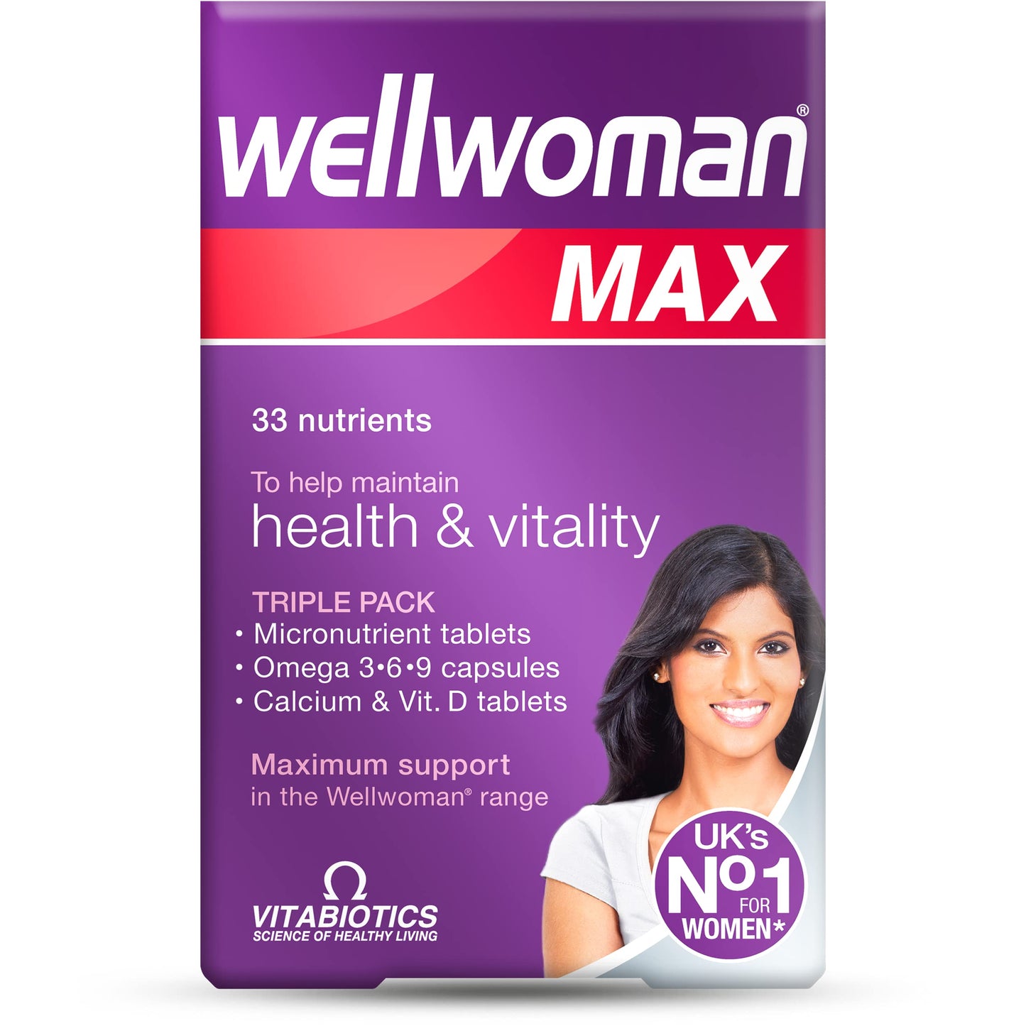 Wellwoman Max Capsules - Pack of 84 | Vitabiotics