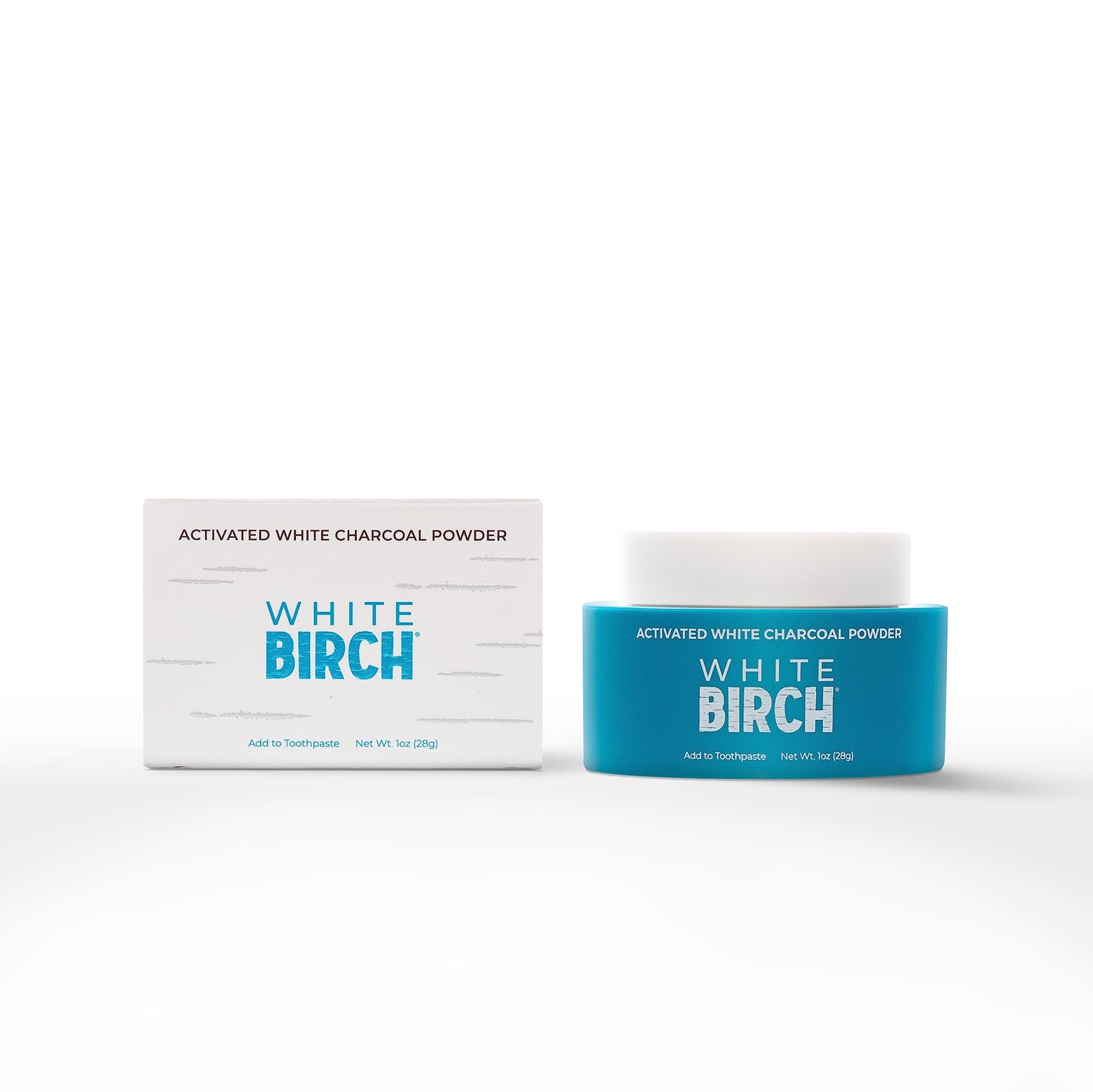 White Birch Activated Charcoal Powder – Teeth Whitening, Fluoride-Free