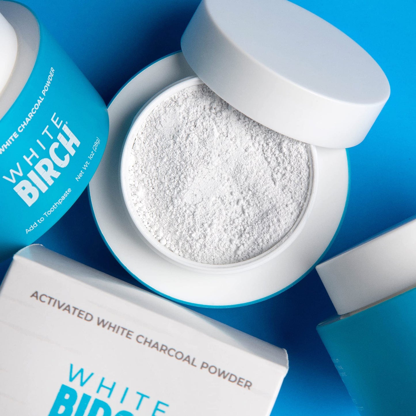 White Birch Activated Charcoal Powder – Teeth Whitening, Fluoride-Free
