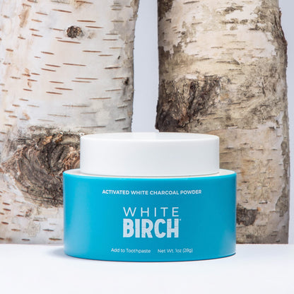 White Birch Activated Charcoal Powder – Teeth Whitening, Fluoride-Free