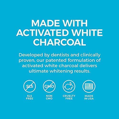 White Birch Activated Charcoal Toothpaste | Natural Teeth Whitening | No Fluoride