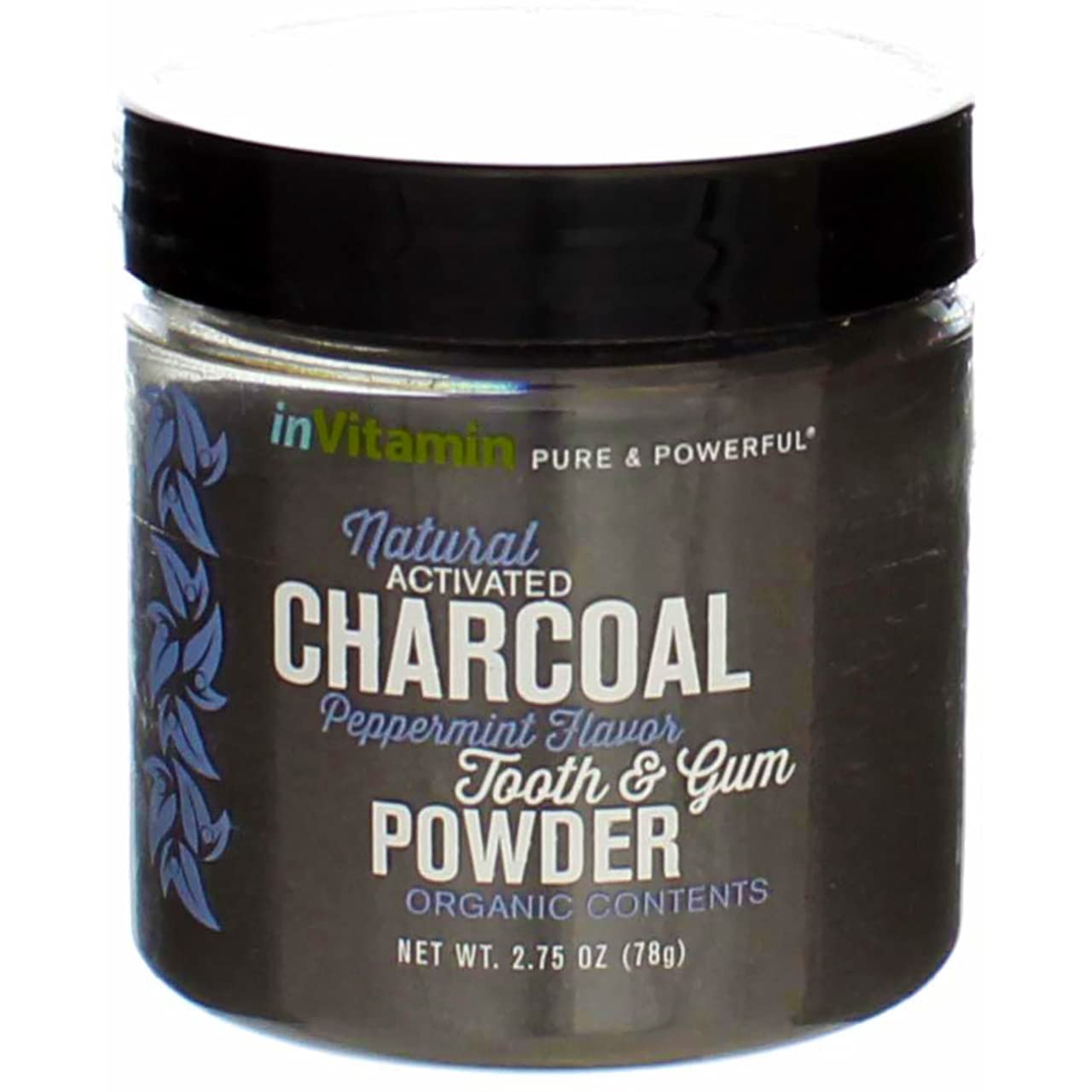 Whitening Tooth Powder with Activated Charcoal – Cool Peppermint
