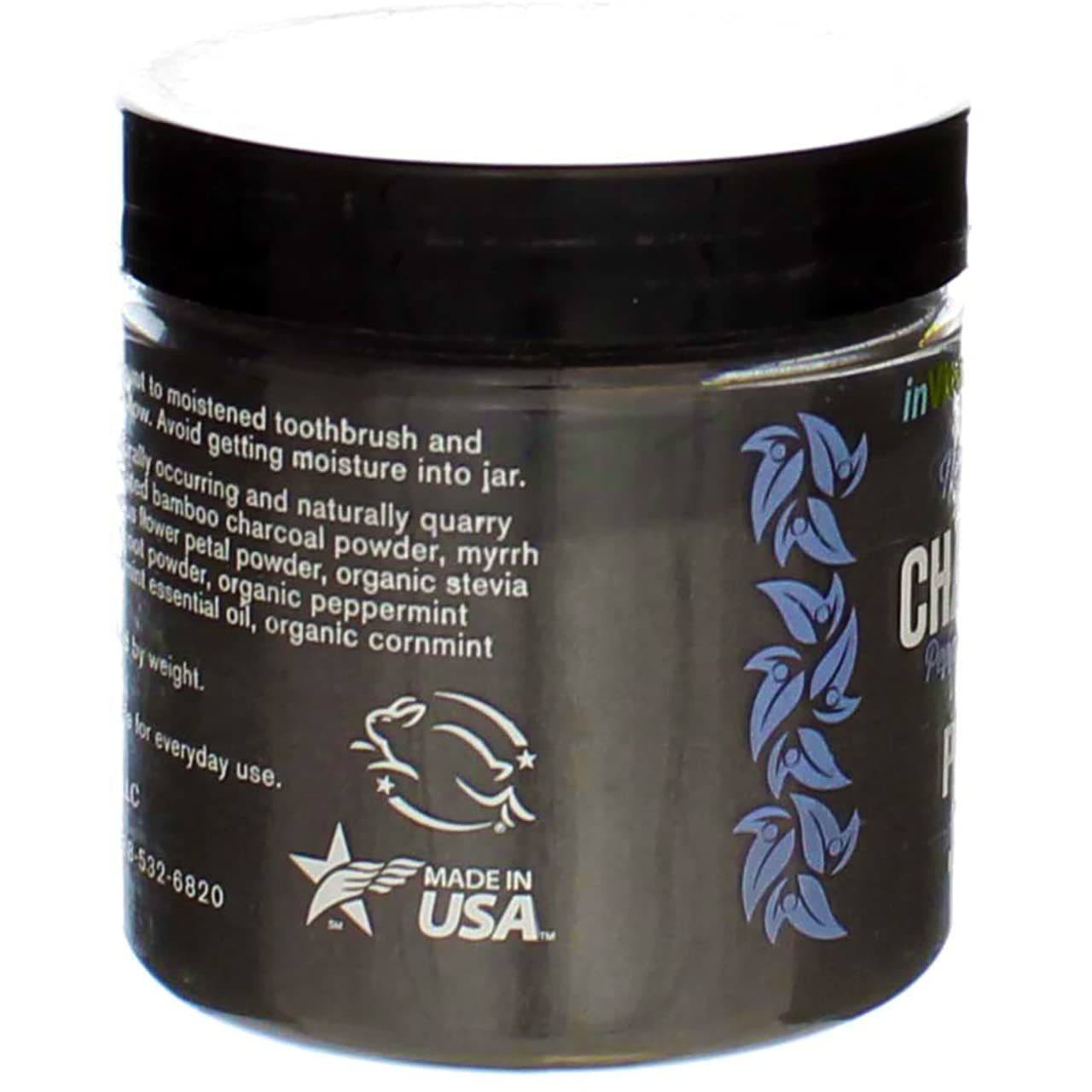 Whitening Tooth Powder with Activated Charcoal – Cool Peppermint