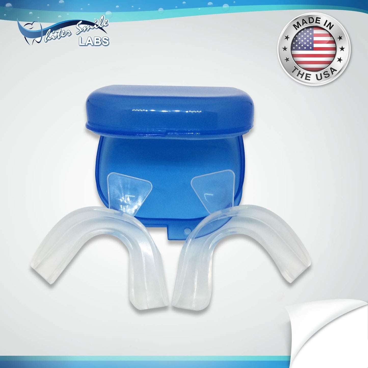 Whiter Smile Labs Teeth Whitening Trays - BPA Free, Thin Moldable Trays (4-Pack)