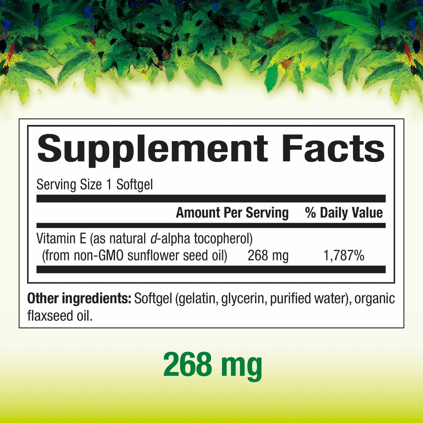 Whole Earth & Sea Sunflower Vitamin E - Whole Food Supplement | Natural Factors