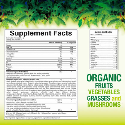 Whole Earth & Sea Organic Fermented Protein & Greens – Vanilla Chai