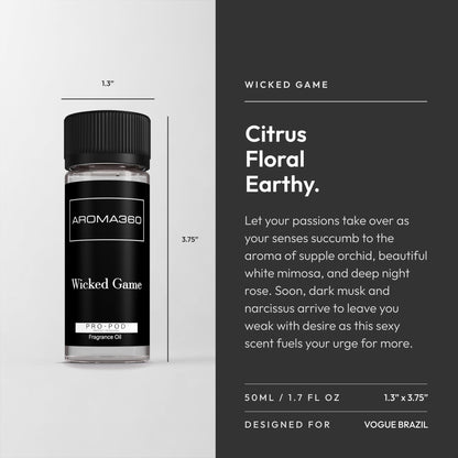 Aroma360 Wicked Game Pro Pod 50ML | Premium Fragrance Oil