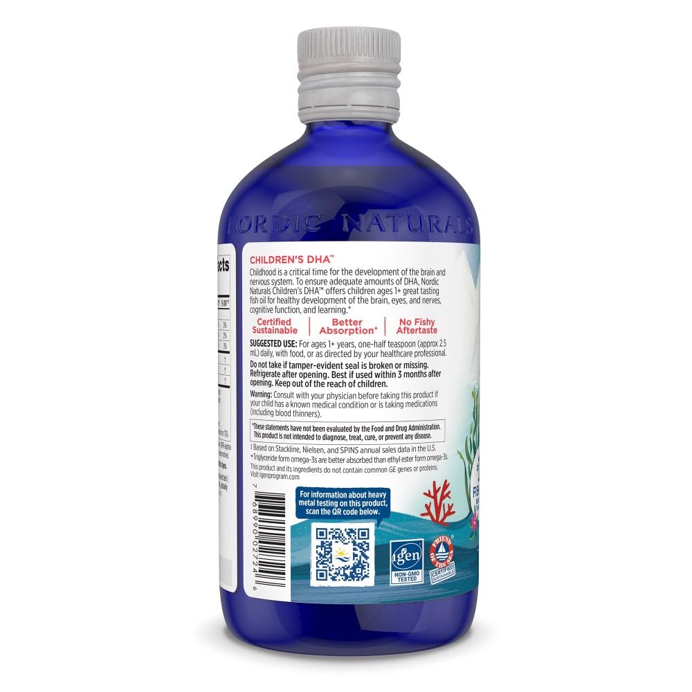 Nordic Naturals Children's DHA Strawberry - 16 oz, 530 mg Omega-3