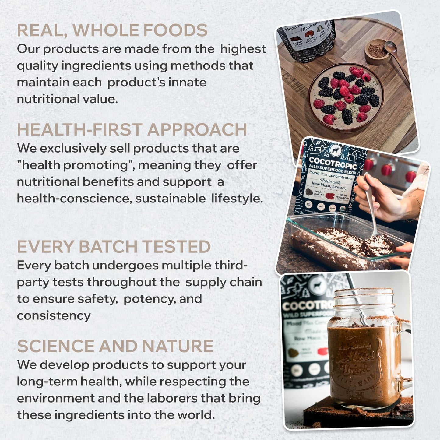 Wild Cocotropic Organic Mushroom Cocoa Mix - Sugar Free, Keto & Paleo (2x16oz)