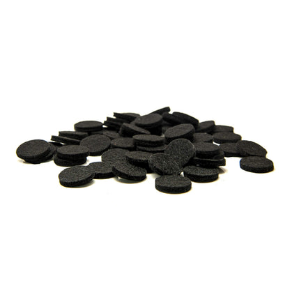 Wild Essentials Refill Pads – 60pcs, 17mm x 3mm, Jet Black