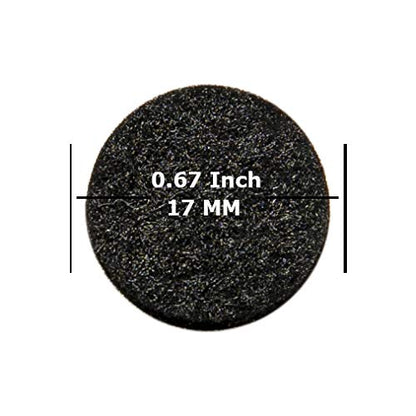Wild Essentials Refill Pads – 60pcs, 17mm x 3mm, Jet Black