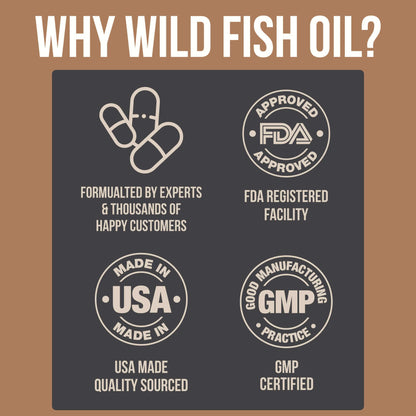 Wild Foods Liquid Omega-3 Fish Oil Lemon 16 oz (2 pk) – Burpless, Odorless, Non-GMO