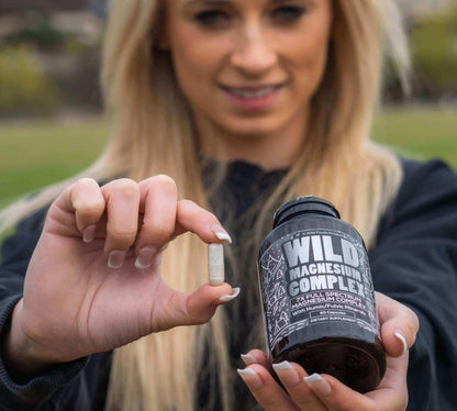 Wild Foods Wild Magnesium Complex – 7 Forms in One, 450 mg per Capsule, 90 Capsules (Pack of 2)