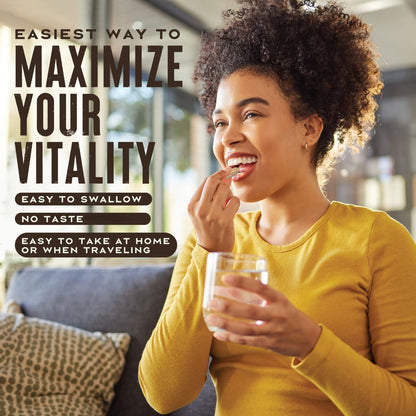 WILD SOCIETY USA Grass-Fed Beef Liver Capsules – 3000mg Max Strength