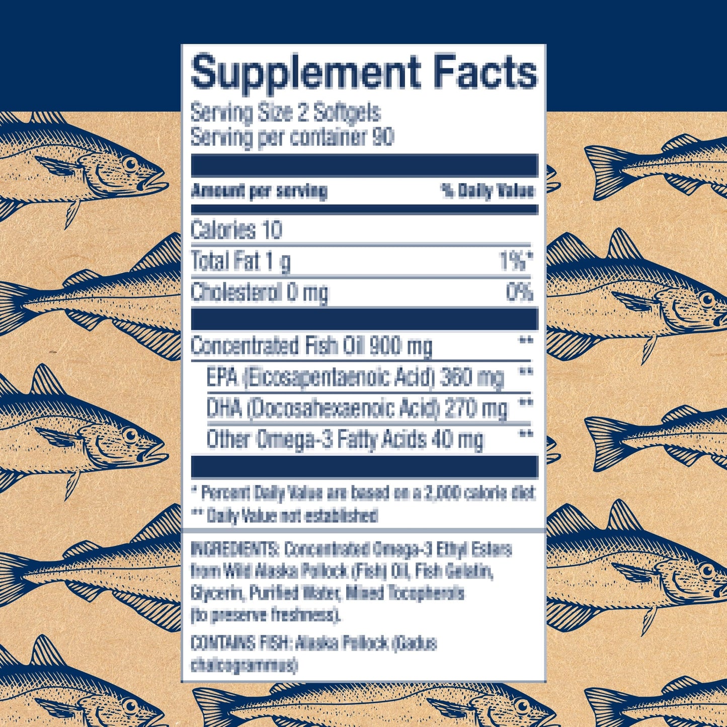 Wiley's Finest Wild Alaskan Fish Oil Easy Swallow Minis — 630mg EPA/DHA, 180 Mini Softgels (90 Servings)