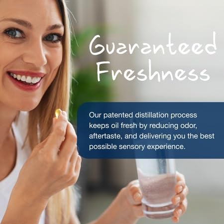 Wiley’s Finest Peak EPA & DHA Fish Oil 1000mg - 60 Softgels | Wild Alaskan, Triple Strength