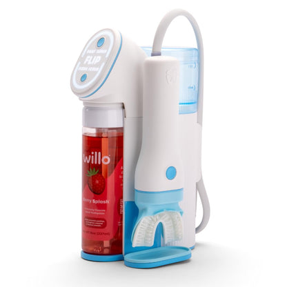 Willo Fully Automatic Kids U-Shaped Toothbrush – Berry Splash (Ages 8-11)