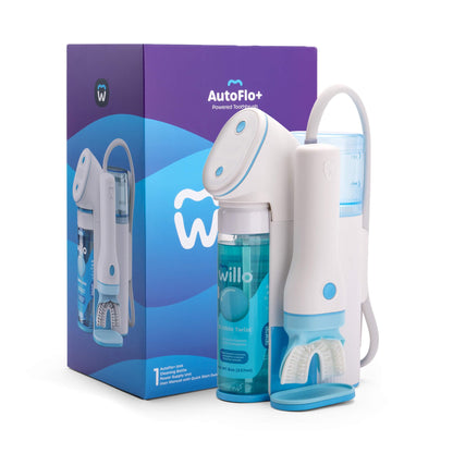 Willo Fully Automatic Kids U-Shaped Electric Toothbrush – 2 Timers, Deep-Cleans, Consistent Results | Bubble Twist Small (Ages 5-7)