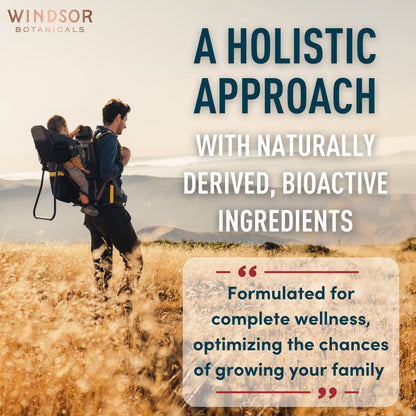 WINDSOR BOTANICALS Men's Fertility Supplements - Prenatal Vitamins 2-Pack