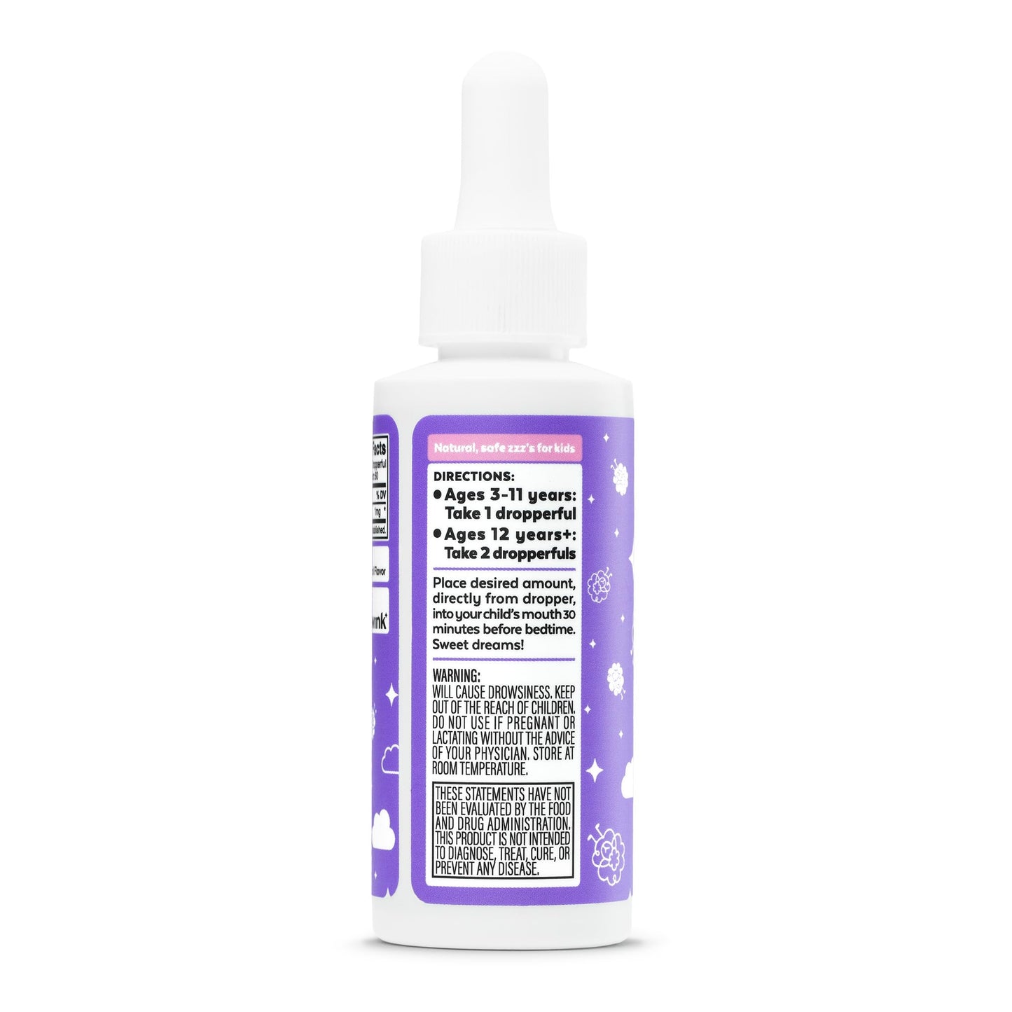 Wink Well Kids Melatonin Drops — 1 mg, Drug-Free Sleep Support for Children (2-Pack)