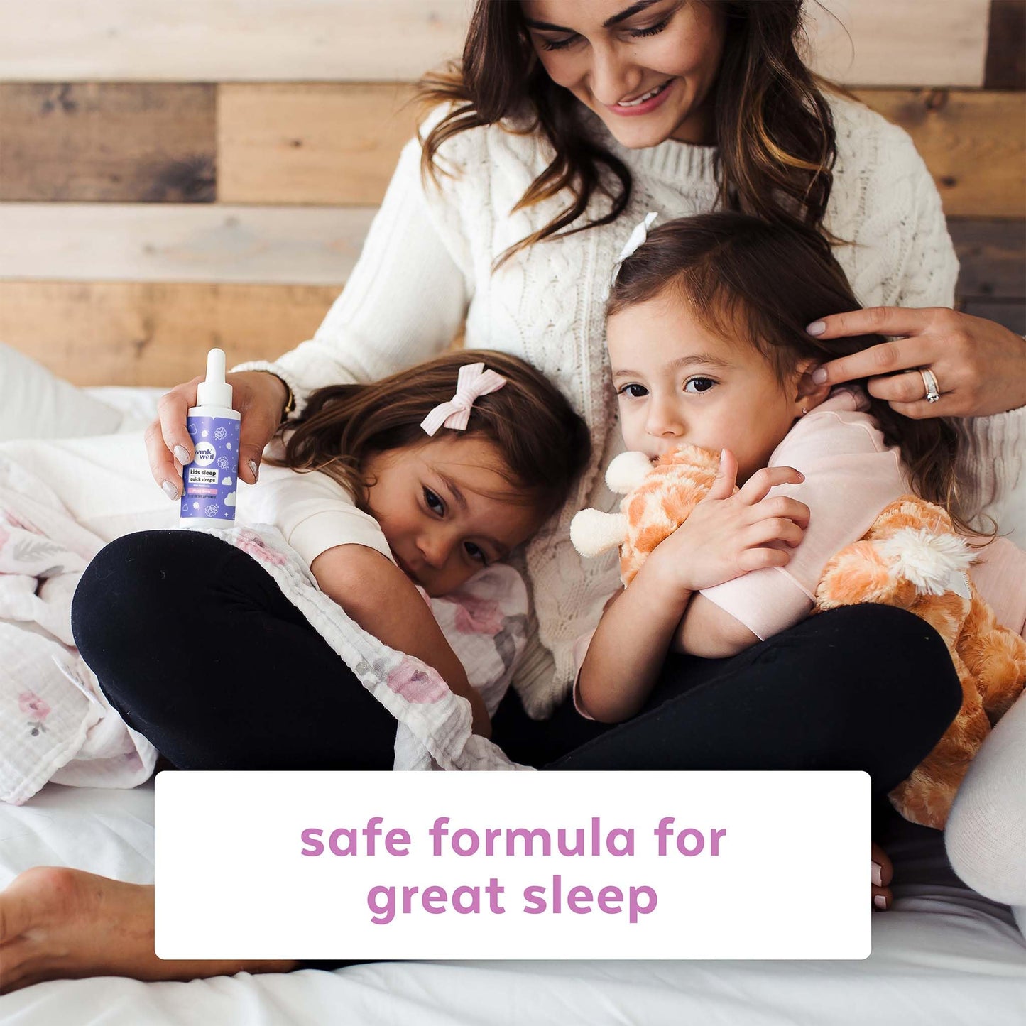 Wink Well Kids Melatonin Drops — 1 mg, Drug-Free Sleep Support for Children (2-Pack)
