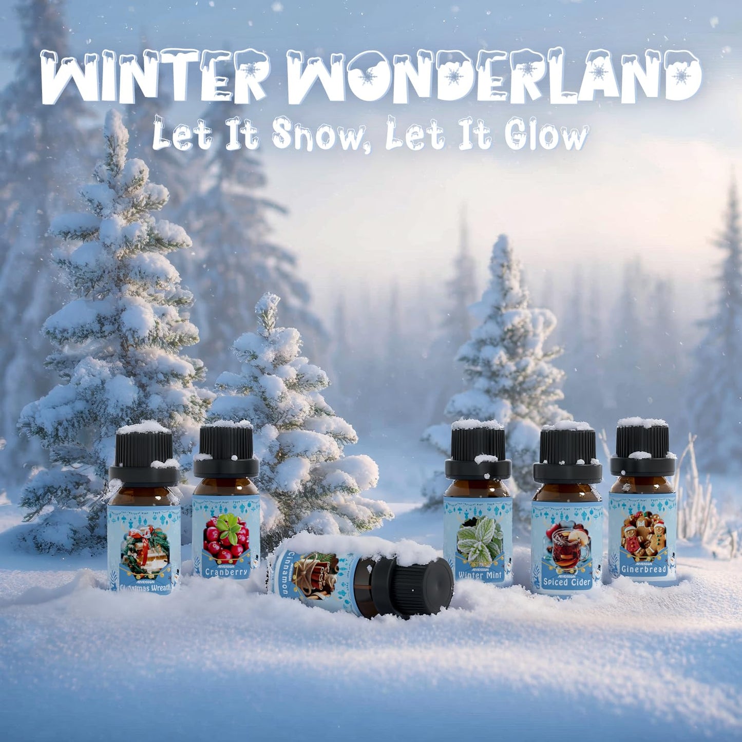 Winter Essential Oils Set | ARVIDSSON Holiday Diffuser Oils