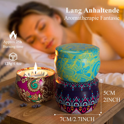 WINTERCRUSH 4-Pack Scented Candles Gift Set – Christmas Home Fragrance