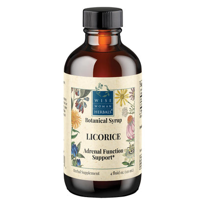 Wise Woman Licorice Botanical Syrup 4:1 - Alcohol-Free, Digestive & Immune Support (4 oz)