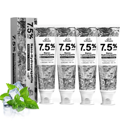 Woadee Hydroxyapatite Toothpaste – Fluoride-Free Enamel Protection (4 Pack)