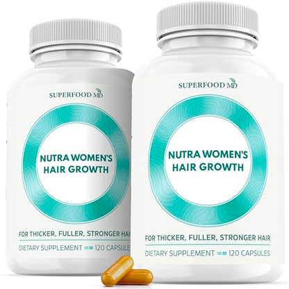 Superfood MD Women’s Balance Hair Growth – 2 Month Soy-Free Formula for 45+