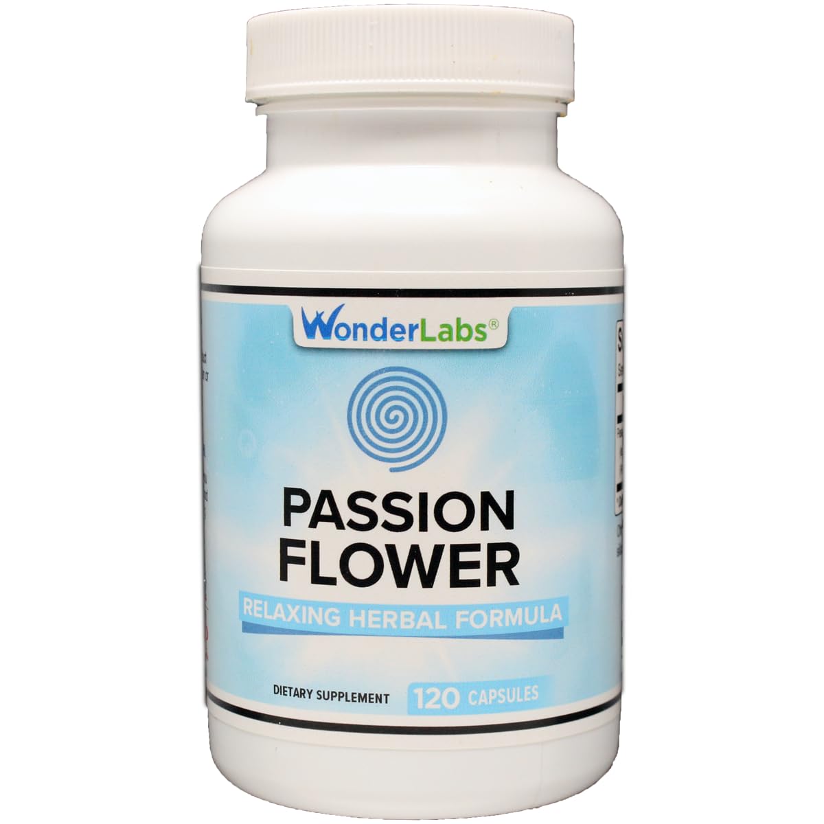 Wonder Laboratories Passion Flower Extract 2,500mg Equivalent – 120 Capsules | Gluten Free, Non-GMO, Vegetarian