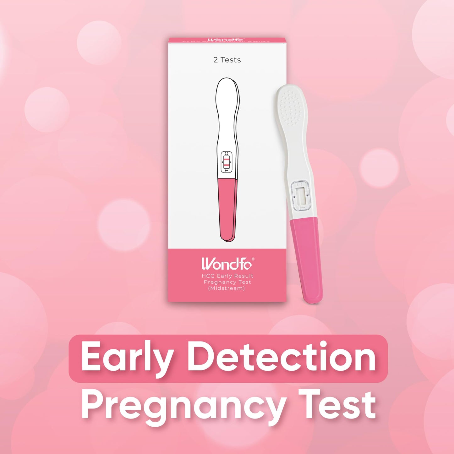 Wondfo Early Result Pregnancy Test Sticks – 6 Days Before Missed Period | 10 Pack At-Home Test