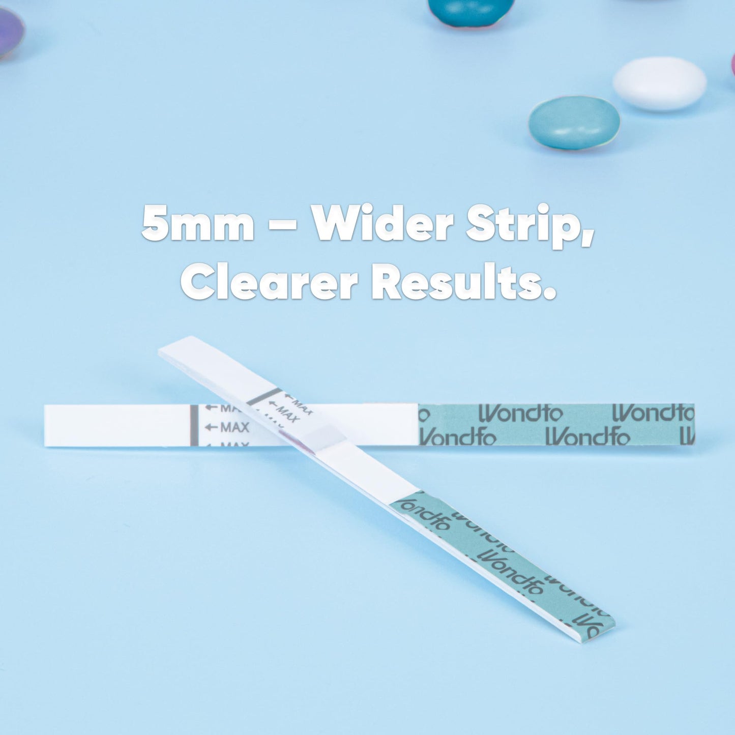 Wondfo Ultra Accurate Ovulation Test Strips – Numerical LH Results, Fertility Cycle Monitoring (20 Tests)