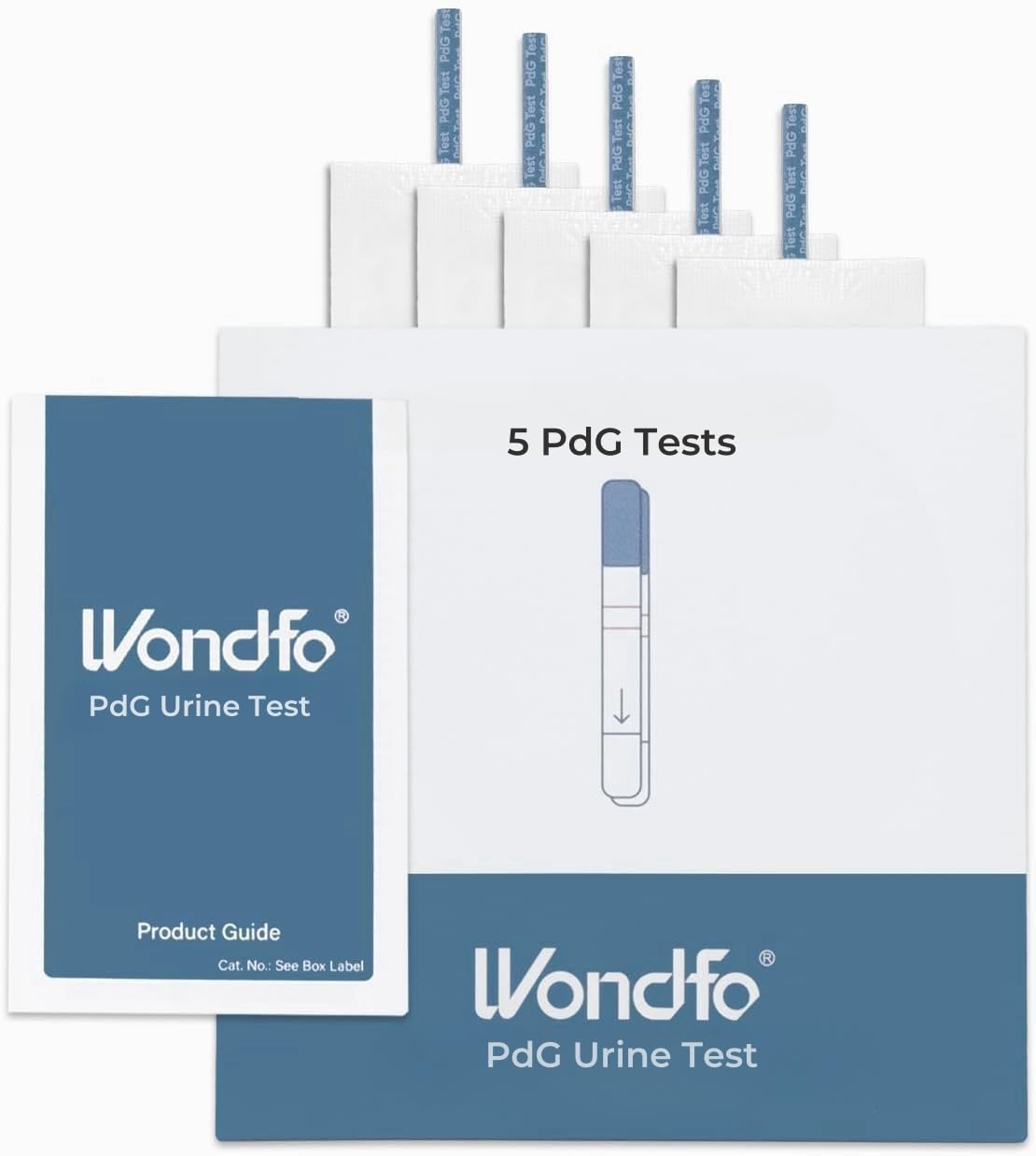 Wondfo PdG Urine Test- 5 Tests to Track Ovulation at Home for Women