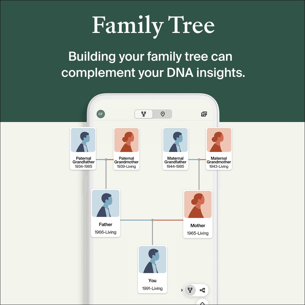 AncestryDNA Kit + 3-Month World Explorer Membership | Personalized Genetic Results