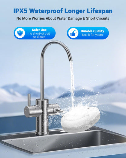 Wrklly Ultrasonic Retainer Cleaner - 50kHz, 1.9in Ultra-Thin Portable, 6 Tablets Included