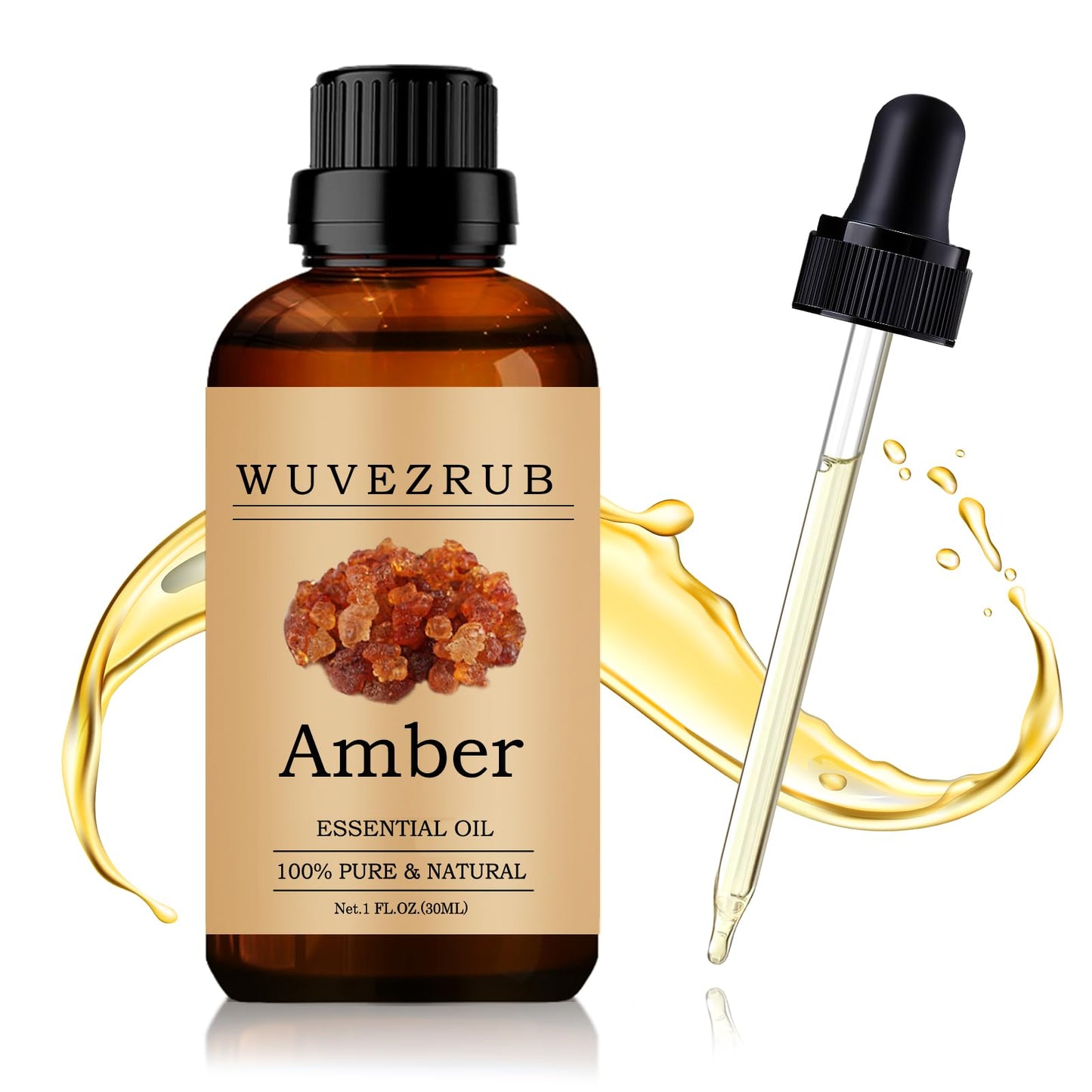 Wuvezrub Amber Essential Oil 30ml – 100% Pure & Natural