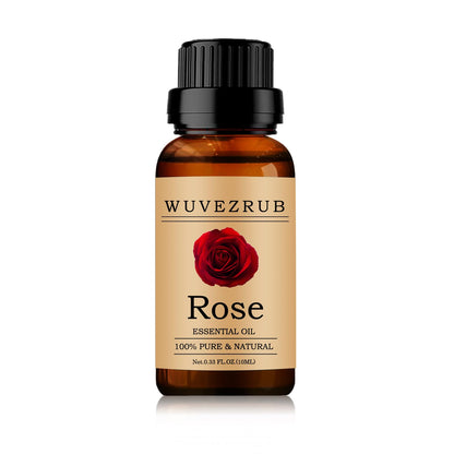Wuvezrub Rose Essential Oil 10ML – Organic 100% Pure & Natural for Aromatherapy Diffuser