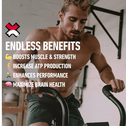 Xwerks Build Creatine Gummies for Men and Women – 120 Count, 1g per Gummy, Lemon Flavor, 4g Total Creatine per Serving