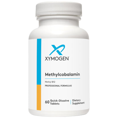 XYMOGEN Methylcobalamin 5,000 mcg Vitamin B12 - 60 Tablets