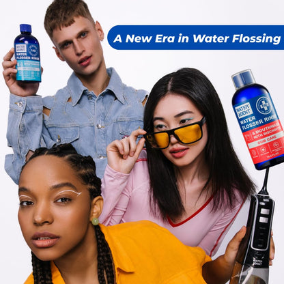 Concentrated Water Flosser Rinse & Mouthwash – Teeth Whitening, Fruit Flavor, 16.9 oz, 1 Pack, Made in USA